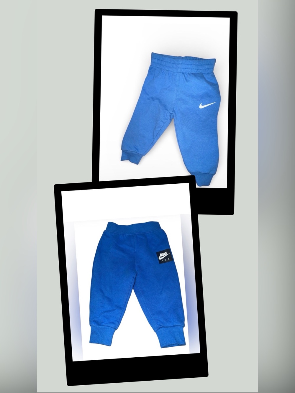 Nike Air Toddler Baby Boy Blue Joggers Bundle Set 6M & 12M Lot